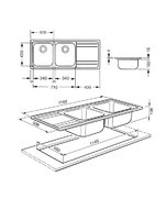 Мойка Смег LE116D фото 2 в Новосибирске Мойка Smeg LE116D фото 2 в Новосибирске