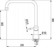 Смеситель Franke Galileo хром/шоколад фото 2 в Новосибирске