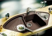 Мойка Бланко Delta-F темная скала фото 3 в Новосибирске Мойка Blanco Delta-F темная скала фото 3 в Новосибирске