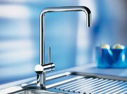 Смеситель Бланко Finess нержавеющая сталь фото 3 в Новосибирске Смеситель Blanco Finess нержавеющая сталь фото 3 в Новосибирске