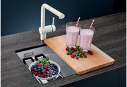 Мойка Blanco ETAGON 500-U PuraPlus глянцевая магнолия клапан-автомат InFino 525150 фото 4 в Новосибирске