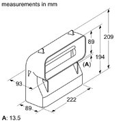 Колено для плоского воздуховода Neff Z861SB4 фото 2 в Новосибирске