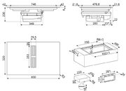 Варочная панель со встроенной вытяжкой Smeg HOBD482D2 фото 2 в Новосибирске