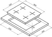 Варочная поверхность Korting HG 930 CTX PRO фото 2 в Новосибирске