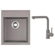 Omoikiri (мойка Daisen 42-GR + смеситель NAKAGAWA GR-P)