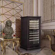Винный шкаф Meyvel MV99PRO-KBT2 (Тёмный шоколад) фото 2 в Новосибирске