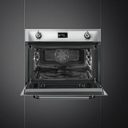 Духовой шкаф комбинированный с микроволновой печью Smeg SF4920MCX1 фото 3 в Новосибирске