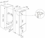 Встраиваемый холодильник Kuppersbusch FKGF 9835.0i фото 2 в Новосибирске