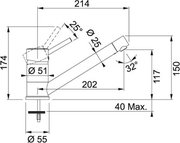 Смеситель Franke Sinta хром/сахара фото 2 в Новосибирске