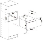 Встраиваемая микроволновая печь Korting KMI 830 GNBX фото 3 в Новосибирске