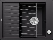 Мойка BLANCO ELON 45 S Silgranit черный, клапан-автомат Мойка BLANCO ELON 45 S Silgranit черный, клапан-автомат