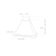Вытяжка Elica CORALINE WH/A/90 FRASSINO фото 4 в Новосибирске