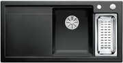 Мойка Бланко AXON II 6 S (чаша справа) керамика клапан-автомат InFino® черный фото в Новосибирске Мойка Blanco AXON II 6 S (чаша справа) керамика клапан-автомат InFino® черный фото в Новосибирске