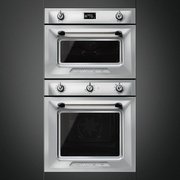 Духовой шкаф комбинированный с микроволновой печью Smeg SF4920MCX1 фото 2 в Новосибирске