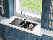 Мойка Омойкири SAKAIME 86-2 BL фото 3 в Новосибирске Мойка Omoikiri SAKAIME 86-2 BL фото 3 в Новосибирске