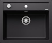 Мойка BLANCO DALAGO 6 Silgranit черный, клапан-автомат фото в Новосибирске