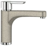 Смеситель Бланко Pylos chrome/Silgranit песочный фото в Новосибирске Смеситель Blanco Pylos chrome/Silgranit песочный фото в Новосибирске