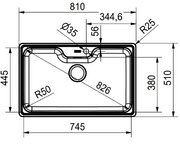 Мойка Franke BCX 610-81 TL сталь фото 2 в Новосибирске