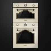 Компактный духовой шкаф с пароваркой Smeg SF4750VCPO1 фото 2 в Новосибирске