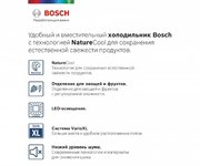 Холодильник с нижней морозильной камерой BOSCH KGE39AL33R фото 2 в Новосибирске