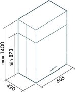Вытяжка Falmec Altair Isola top 60 ix (1000) ECP фото 3 в Новосибирске