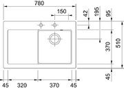 Мойка Франке Mythos MTK 611-78 ваниль фото 2 в Новосибирске Мойка Franke Mythos MTK 611-78 ваниль фото 2 в Новосибирске