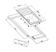 Мойка Смег LV95F-3 фото 3 в Новосибирске Мойка Smeg LV95F-3 фото 3 в Новосибирске