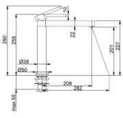 Смеситель Franke Format хром фото 2 в Новосибирске