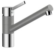 Смеситель Бланко Tivo chrome/Silgranit алюметаллик фото в Новосибирске Смеситель Blanco Tivo chrome/Silgranit алюметаллик фото в Новосибирске