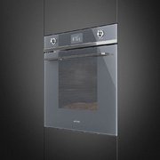 Духовой шкаф комбинированный с микроволновой печью Smeg SF4604PMCNX фото 4 в Новосибирске