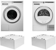 Asko Logic 19 (стиральная машина W4086C.W/3 + сушильная машина T408HD.W + напольный ящик HPS5323W (2 шт)) Asko Logic 19 (стиральная машина W4086C.W/3 + сушильная машина T408HD.W + напольный ящик HPS5323W (2 шт))