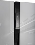 Холодильник Hyundai CS6503FV белое стекло фото 4 в Новосибирске