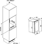 Встраиваемый винный шкаф Lofra ZBRS41MD/O CANTINA 41 INOX OTTONE 2T фото 2 в Новосибирске