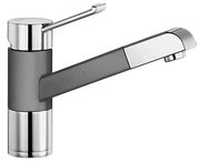 Смеситель Бланко Zenos-S chrome/Silgranit алюметаллик фото в Новосибирске Смеситель Blanco Zenos-S chrome/Silgranit алюметаллик фото в Новосибирске