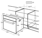 Духовой шкаф Kuppersberg HFZ 690 W фото 2 в Новосибирске