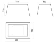Вытяжка Falmec Lumiere 67 (450) (с системой E.ion) ECP фото 3 в Новосибирске