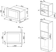 Встраиваемая микроволновая печь Smeg FMI625CN фото 4 в Новосибирске