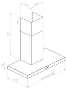 Вытяжка Pando P-823N/90 IX V.850 ECO SEC PLUS фото 2 в Новосибирске