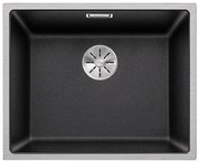 Мойка Бланко SUBLINE 500-IF отводная арматура InFino® антрацит фото в Новосибирске Мойка Blanco SUBLINE 500-IF отводная арматура InFino® антрацит фото в Новосибирске