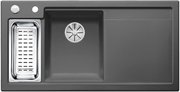 Мойка Бланко AXON II 6 S (чаша слева) керамика клапан-автомат InFino® базальт фото в Новосибирске Мойка Blanco AXON II 6 S (чаша слева) керамика клапан-автомат InFino® базальт фото в Новосибирске