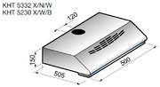 Вытяжка Korting KHT 6332 W фото 2 в Новосибирске
