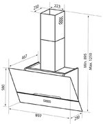 Вытяжка Zigmund Shtain K 142.9 B фото 4 в Новосибирске