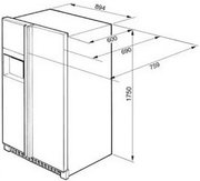 Холодильник Smeg SS55PNL1 фото 4 в Новосибирске