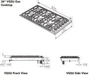 Газовая варочная панель Viking EVGSU5361SS фото 4 в Новосибирске
