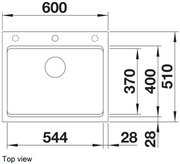 Мойка BLANCO ETAGON 6 Silgranit черный фото 4 в Новосибирске Мойка BLANCO ETAGON 6 Silgranit черный фото 4 в Новосибирске