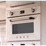 Компактный духовой шкаф с пароваркой Smeg SF4920VCP фото 2 в Новосибирске