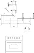 Вытяжка Pando P-730/90 CR NE V. 1050 SEC PLUS фото 3 в Новосибирске