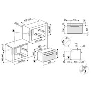 Компактный духовой шкаф с СВЧ Smeg SF4920MCN1 фото 3 в Новосибирске