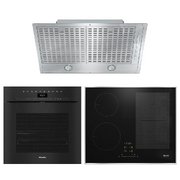 Miele (варочная панель KM7464 FR + духовой шкаф H7260B OBSW + вытяжка DA 2578)