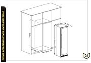 Винный шкаф Meyvel MV110-KST2 Узкий Итальянский орех (Slim) фото 3 в Новосибирске